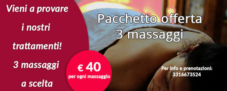 PACCHETTO 3 MASSAGGI